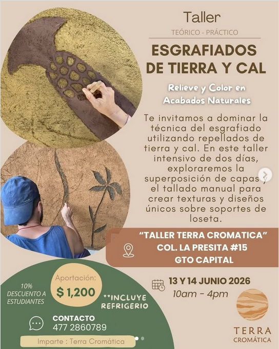 ESGRAFIADO DE TIERRA Y CAL