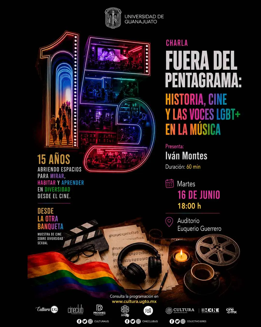 CHARLA FUERA DEL PENTAGRAMA: HISTORIA, CINE Y LAS VOCES LGBT+ EN LA MÚSICA