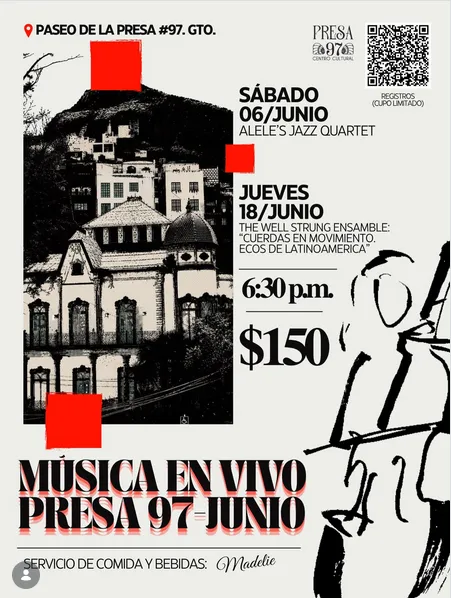 JUNIO DE MÚSICA EN VIVO EN PRESA 97