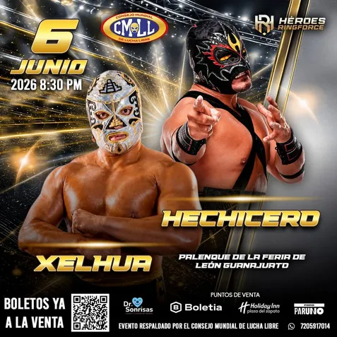 HECHICERO Y XELHUA SE ENFRENTARÁN EN LEÓN