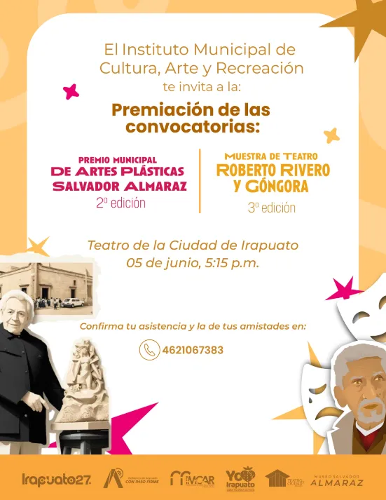 PREMIACION DE CONVOCATORIA PREMIO MUNICIPAL DE ARTES PLÁSTICAS Y MUESTRA DE TEATRO