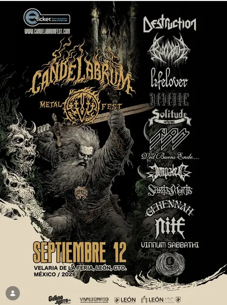 CANDELABRUM METAL FEST.