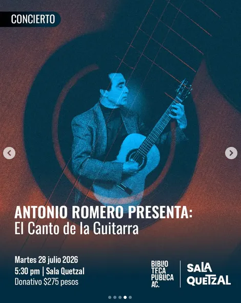 ANTONIO ROMERO PRESENTA: EL CANTO DE LA GUITARRA