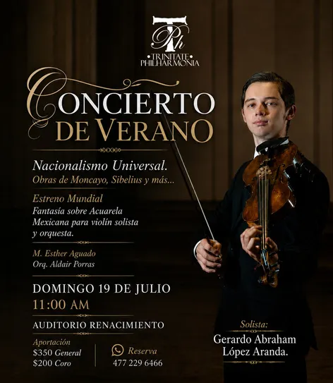 CONCIERTO DE VERANO: NACIONALISMO UNIVERSAL.