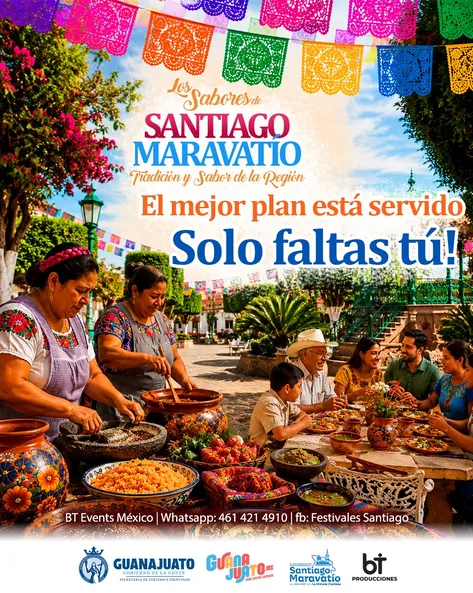 FESTIVAL DE LOS SABORES DE SANTIAGO MARAVATÍO!