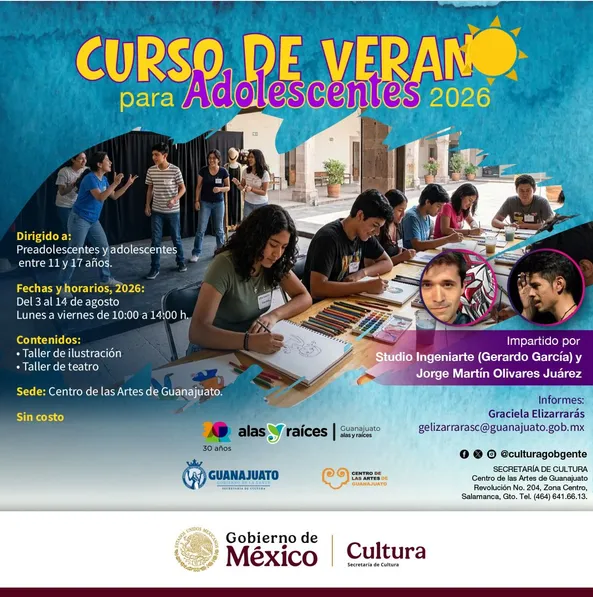 CURSO DE VERANO PARA ADOLESCENTES 2026
