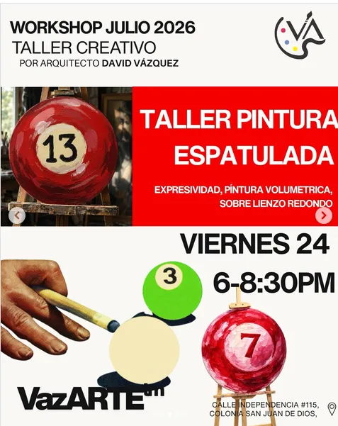 TALLER PINTURA ESPATULADA