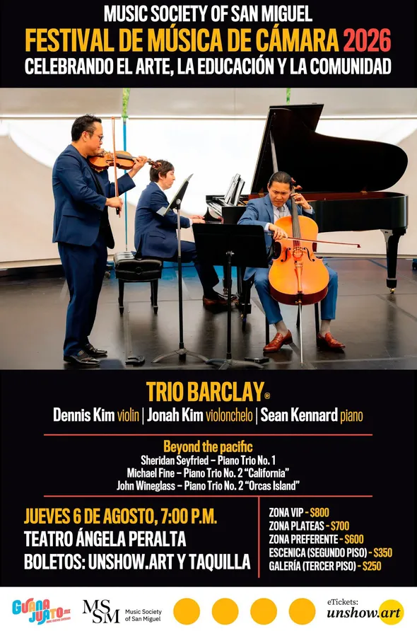 FESTIVAL DE MÚSICA DE CÁMARA 2026"BEYOND THE PACIFIC"