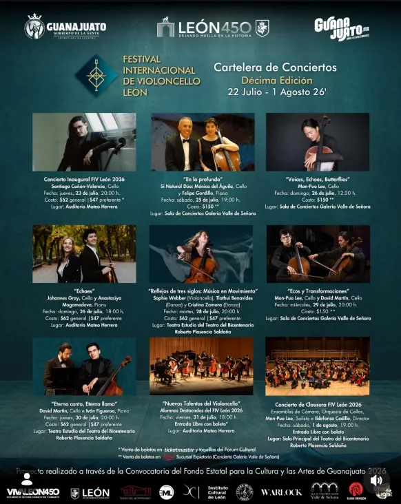 !FESTIVAL INTERNACIONAL DE VIOLONCELLO LEÓN!
