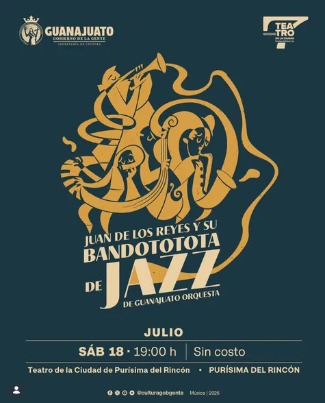 JUAN DE LOS REYES Y SU BANDOTOTOTA DE JAZZ DE GTO.