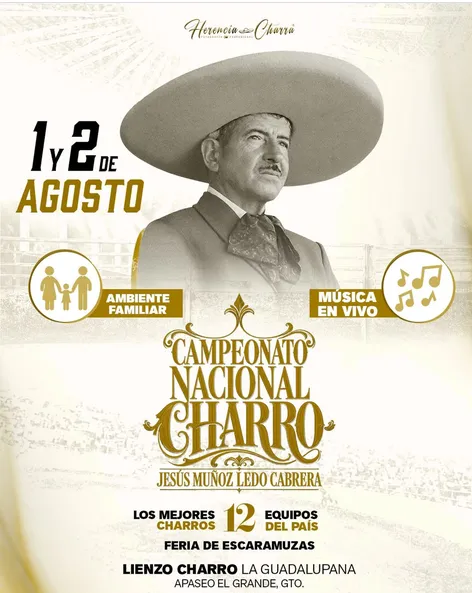 CAMPEONATO NACIONAL CHARRO “DON JESÚS MUÑOZ LEDO CABRERA”,