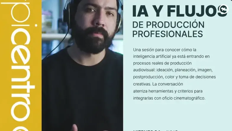 EPICENTRO GIFF 2026: IA Y FLUJOS DE PRODUCCIÓN PROFESIONALES DANIEL BLANCO, INDIE-HIGGSFIELD