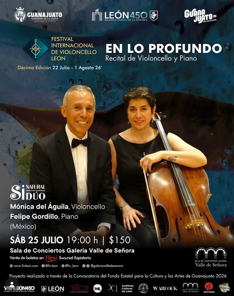 EN LO PROFUNDO, RECITAL DE  VIOLONCELLO Y EL PIANO.