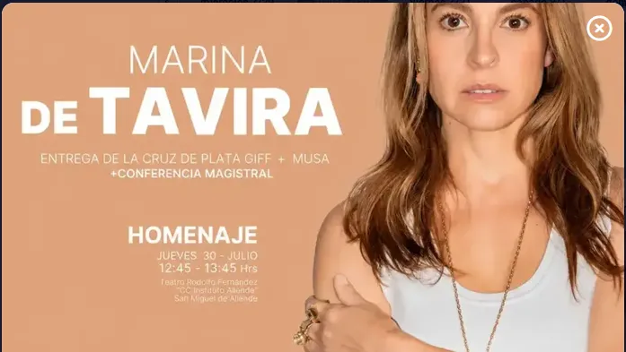 GIFF: CONFERENCIA MAGISTRAL: HOMENAJE DE MUJERES EN EL CINE Y LA TV - MARINA DE TAVIRA