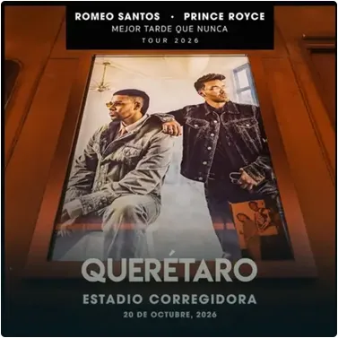 ROMEO SANTOS Y PRINCE ROYCE EN QUERÉTARO