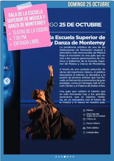 GALA DE LA ESCUELA SUPERIOR DE MÚSICA Y DANZA DE MONTERREY