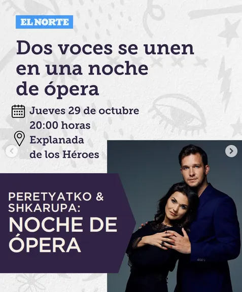 NOCHE DE ÓPERA: PERETYATKO & SHKARUPA